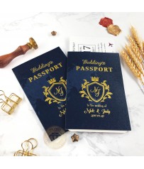 《PASSPORT》L8014 (護照型婚卡-海軍藍)